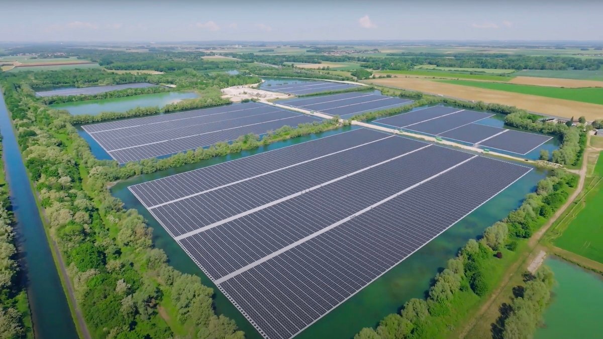 Europe's Largest Floating Solar Farm Launches in France